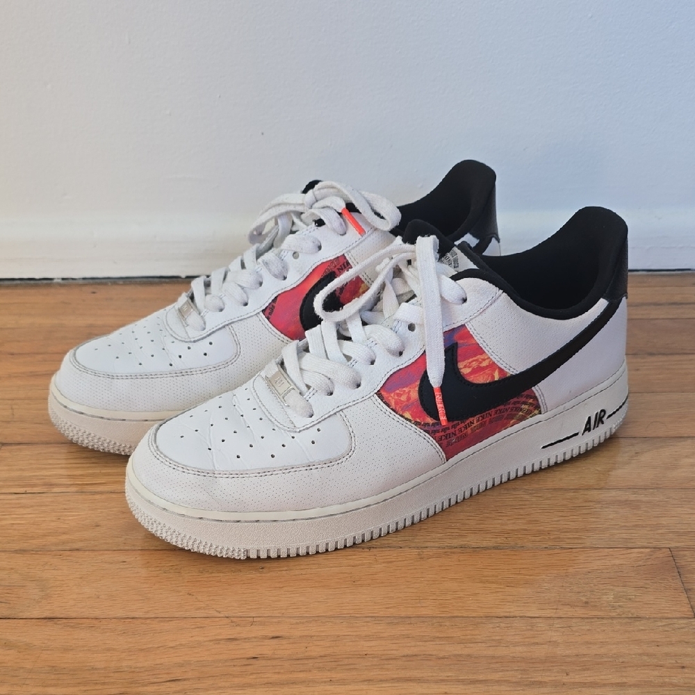 Nike Air Force 1 Low Vintage Mosaic White CU4734-100 Size 10.5